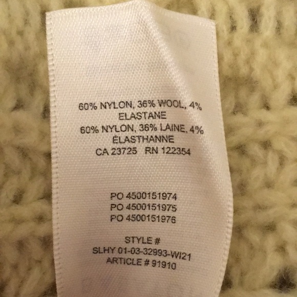 Aritzia Babaton Yellow Cardigan NWT - Picture 6 of 6